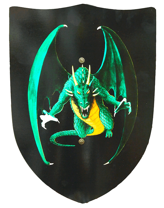 F16 Shield, Green Dragon
