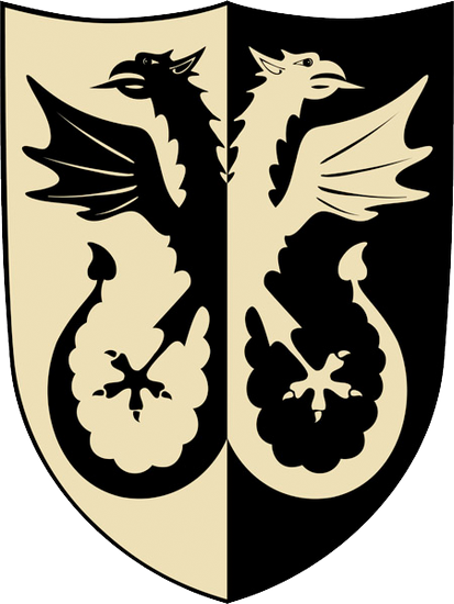 F36 Shield Small Eagle On Yellow/Black