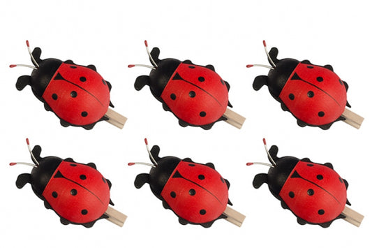 Lady Bug Clip Red