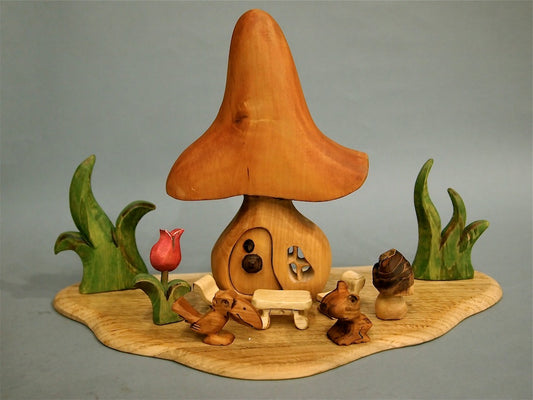 Small Mushroom House Set