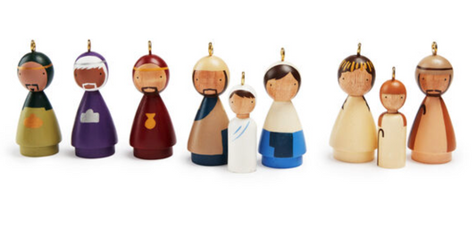 Nativity Peg Doll Ornament