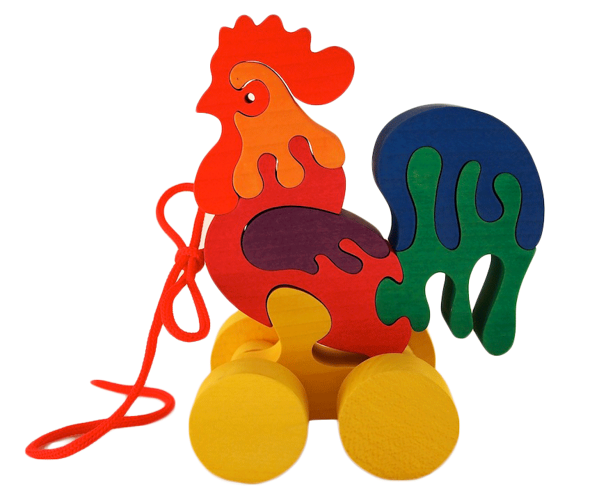 Rooster Pull Toy