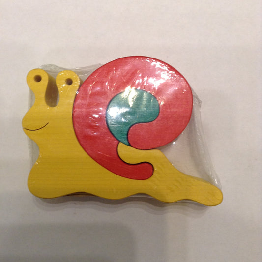 Snail Puzzle Red/Yellow